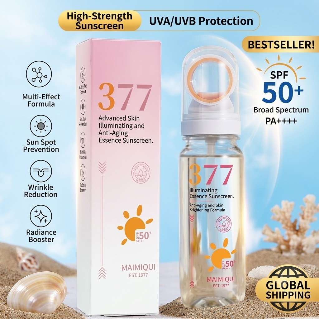 Spf 50 Sunscreen - MAIMIQI 90g 377 Beyazlatıcı Güneş Koruyucu