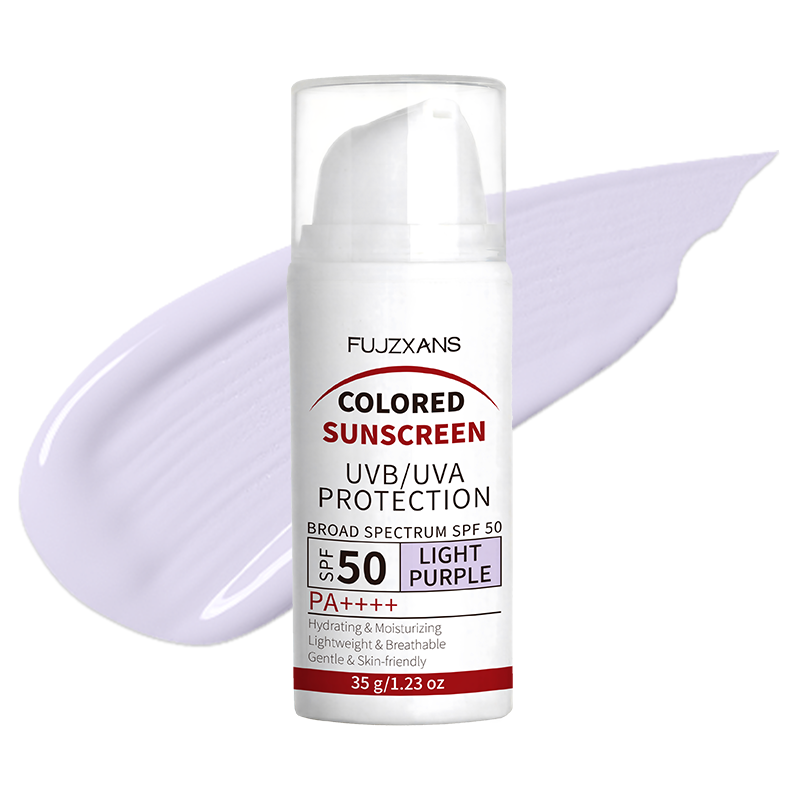 Spf 50 Sunscreen - Açık Mor Renkli Güneş Koruyucu SPF