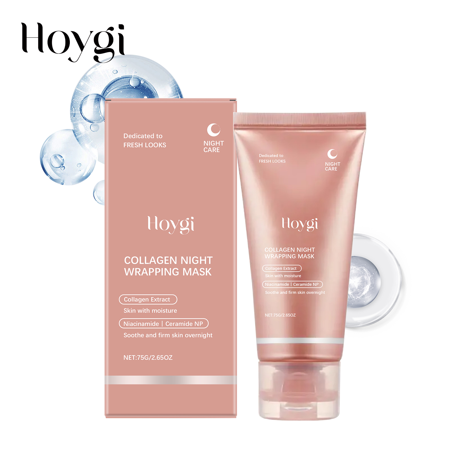 Ceramide Moisturizer - 75g Kolajen Gece Sarma Maskesi Sıkılaştırıcı