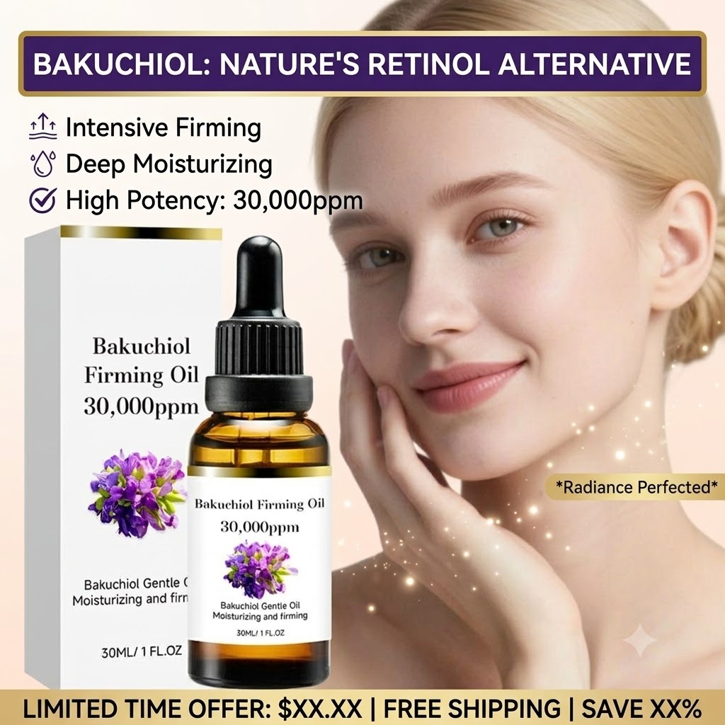 Bakuchiol Retinol Alternative - 30ml Bakuchiol Yüz Yağı Doğal Retinol