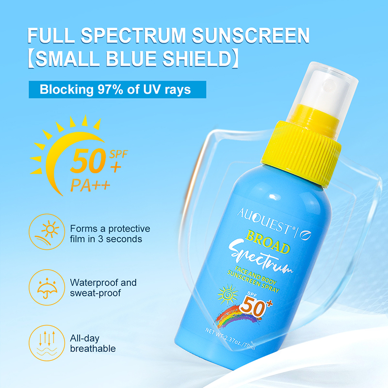 Spf 50 Sunscreen - Yüz ve Vücut Güneş Koruyucu Sprey