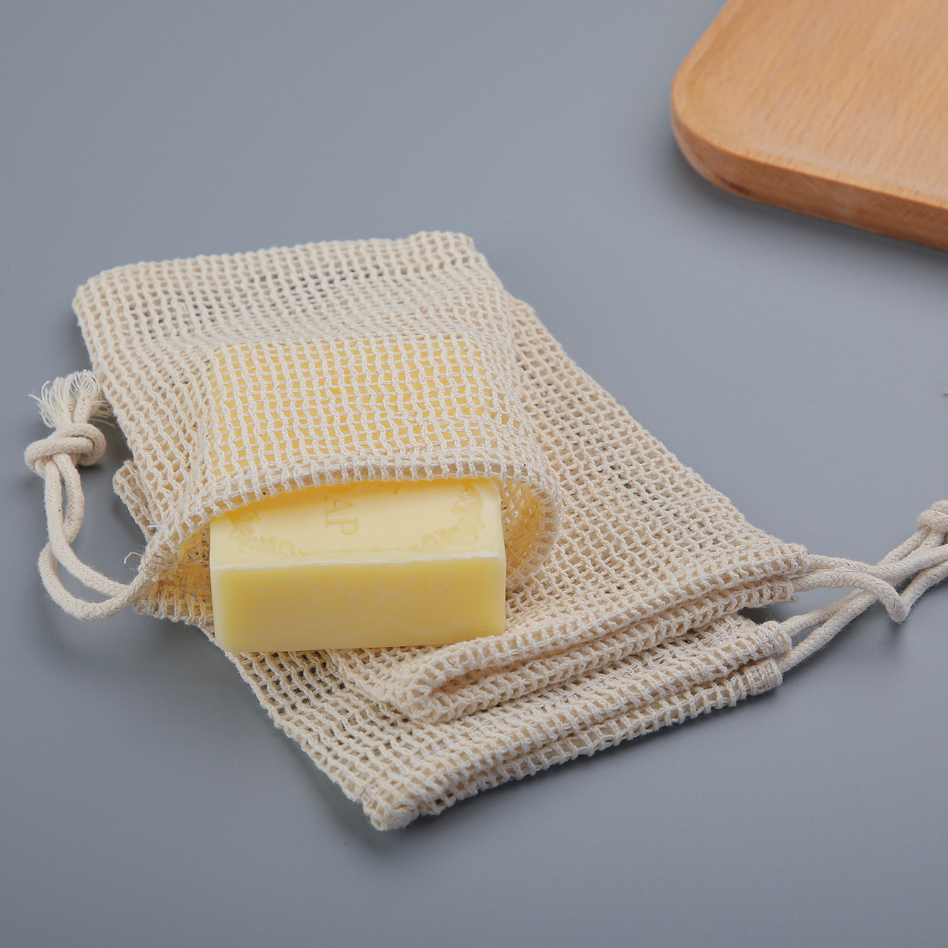 Skincare D'Alba - Doğal Pamuk Sabun Koruyucu Çantası, 3