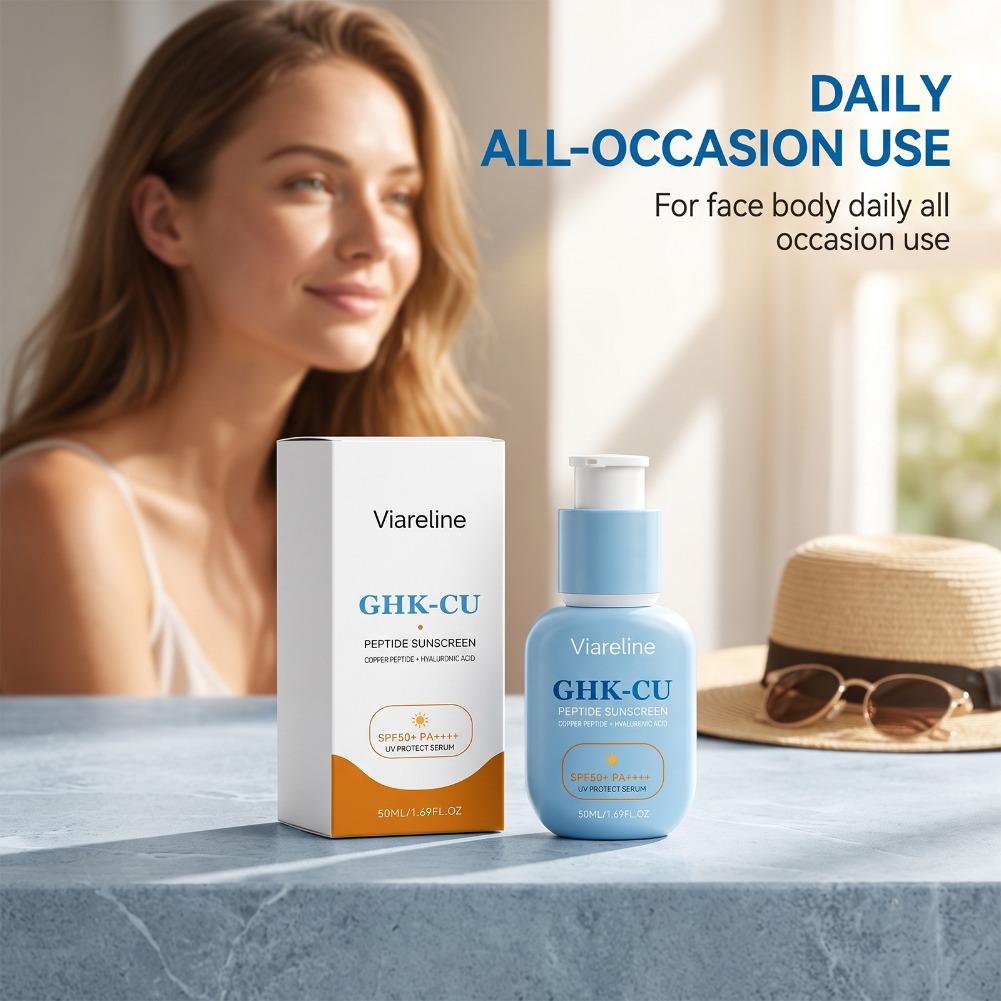 50ml GHK-Cu Peptit Güneş Kremi - Spf 50 Sunscreen incelemesi ve fiyatı