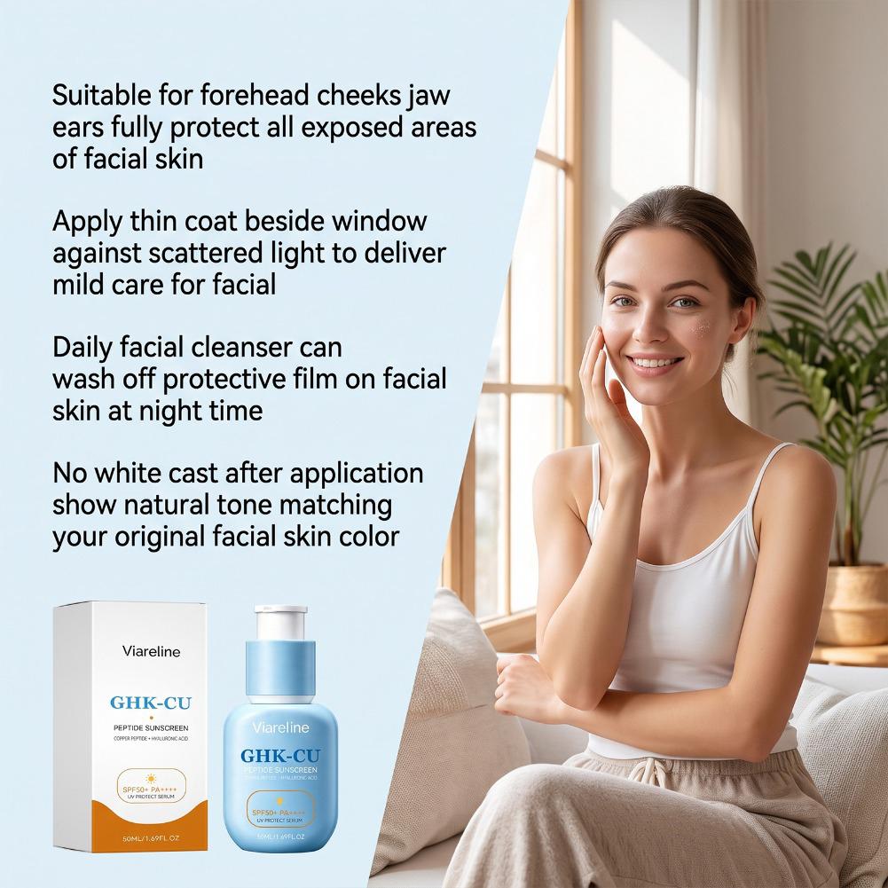 50ml GHK-Cu Peptit Güneş Kremi - Spf 50 Sunscreen incelemesi ve fiyatı