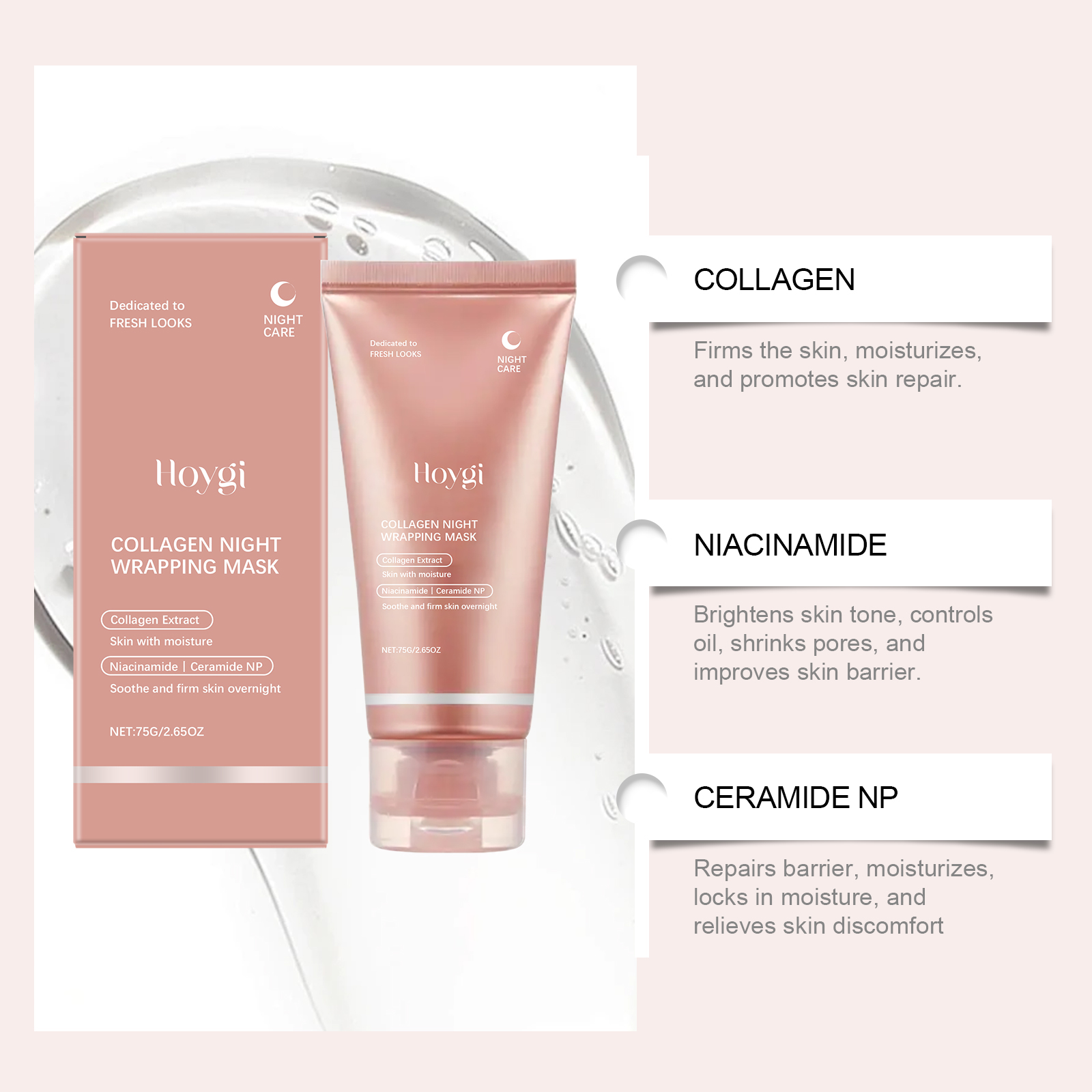 75g Kolajen Gece Sarma Maskesi - Ceramide Moisturizer incelemesi ve fiyatı