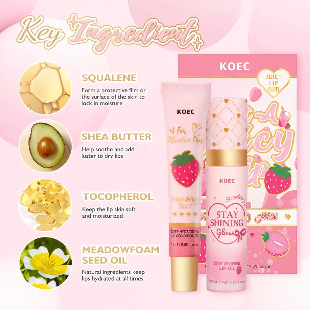 15ml*2 KOEC Çilek Suyu Dudak B - Squalane Oil Lightweight incelemesi ve fiyatı